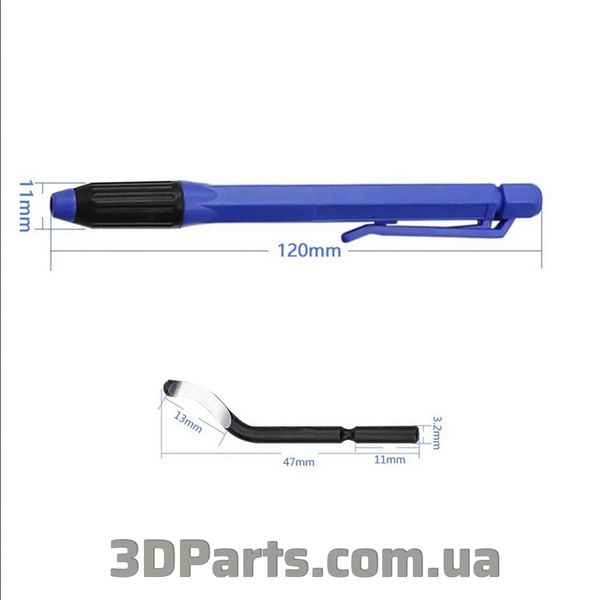 Ручка шабера EO2100, пластик, синя TLS.DBRTLS.HNDL.EO2100.PLST.BLUE фото