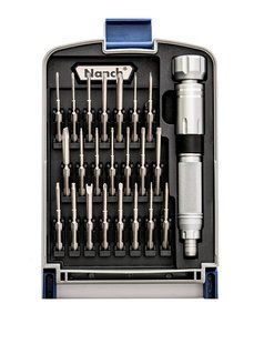 Набір викруток 22-в-1 NANCH Tools, 22 біти зі сплаву S2 у пластиковому кейсі  TLS.SCRWS.SCRWSET.PLSTBOX.NNCH.22IN1 фото
