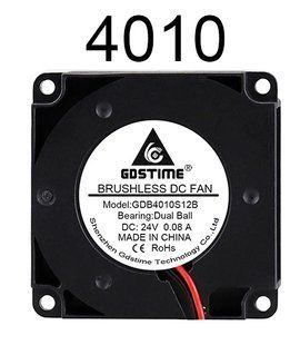 Вентилятор центробіжний (турбіна) 4010, 24 В, 9500RPM, GDB4010, Dual Ball, GDSTime VNT.FNCN.4010.24.9500.GDS фото