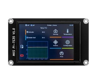 Дисплей сенсорний, MKS PI-TS35 v1.0 до міні-ПК, Makerbase EL.DSPLSNSR.SPI.3,5INCH.MKS фото