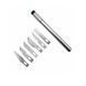 Набір № 2: ніж-скальпель макетний; металева ручка; пластикова цанга 6 мм; леза &mdash; 6 шт.; підставка; блістер TLS.CUTTLS.KNFSCLPL.SET2 фото 4