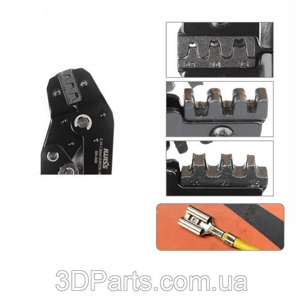 Матриця для кримпера SN-48B, лиття, Iwiss TLS.CBLTLS.CRMPTL.JAW.SN48B.CAST.IWS фото