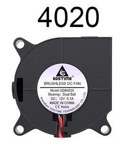Вентилятор центробіжний (турбіна) 4020, GDB4020, Dual Ball, GDSTime, 24 В VNT.FNCN.4020.24.GDS фото