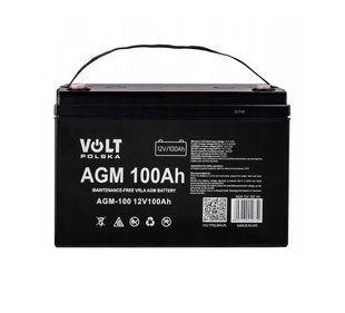 Акумулятор гелевий VOLT POLSKA AGM 12V 100Ah, під замовлення UPS.GLBTTR.VLTPLSK.12V.100AH фото