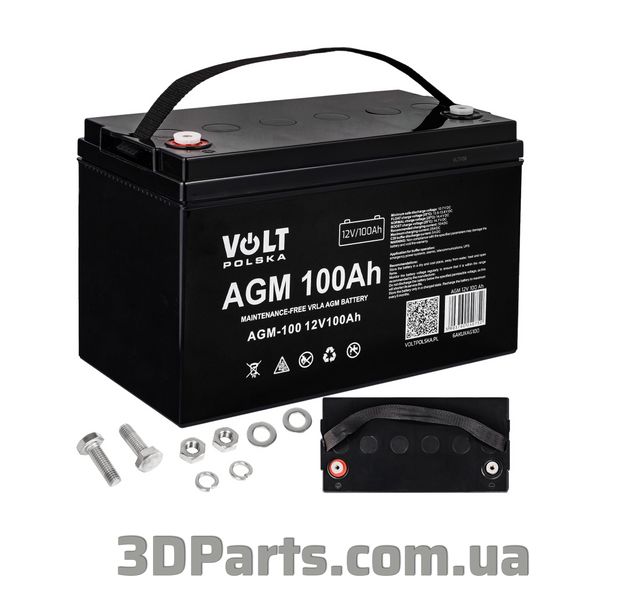 Акумулятор гелевий VOLT POLSKA AGM 12V 100Ah, під замовлення UPS.GLBTTR.VLTPLSK.12V.100AH фото