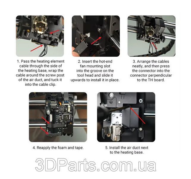 Вентилятор осьовий (кулер) 2510, 5 В, 16000RPM до Bambu Lab P2P / P2S VNT.FNAX.2510.5.16000.BMBL.P2 фото
